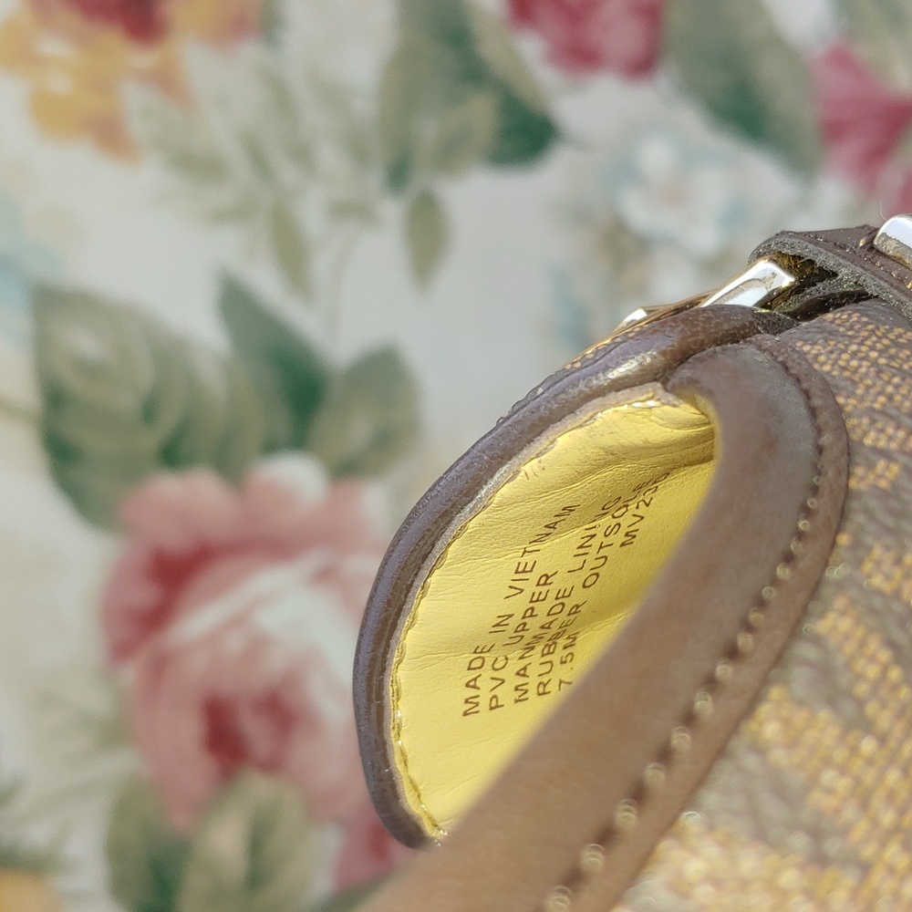 Michael Kors Fulton Studded Mocassin Flats in Brown with MK Logo Women's 7.5 - Picture 17 of 17